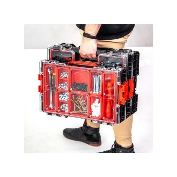 Органайзер со съемными лотками QBRICK SYSTEM PRO ORGANIZER 300, 450*360*110 мм, ORGQPRO300CZAPG001 00-26 фото