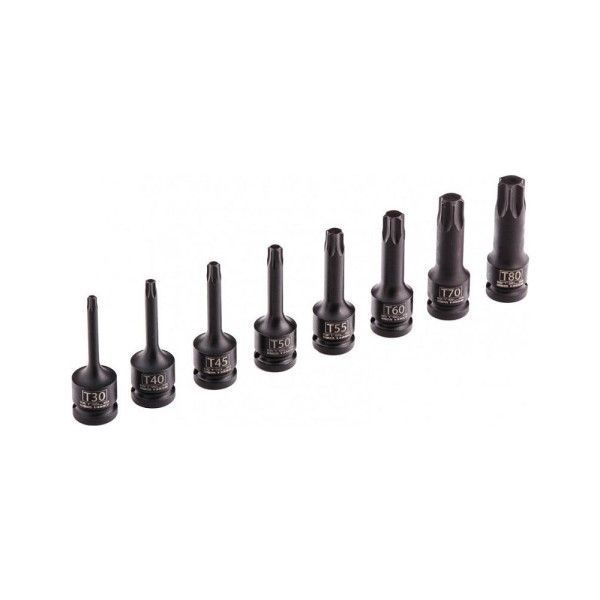 Набор ударных торцевых головок STELS Torx 1/2", в кейсе, 8 шт, 13999 13999 фото