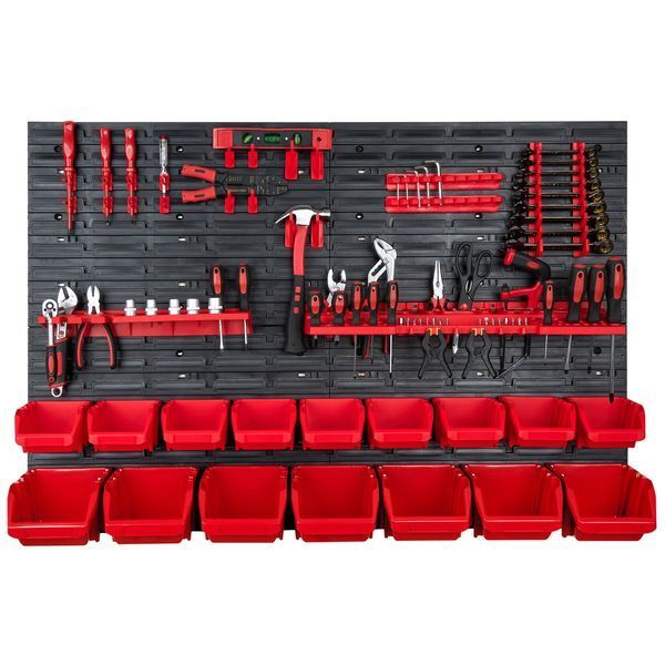 Панель для инструмента Kistenberg 115*78 см 16 контейнеров 2 полки 1 комплект держателей SET03-KBIS фото