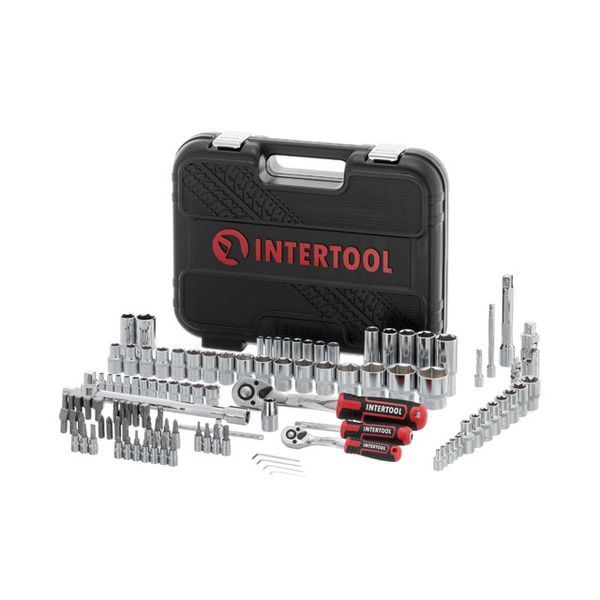 Набор инструментов 1/2" & 1/4", 110 ед., STORM, Cr-V INTERTOOL ET-8110 ET-8110 фото