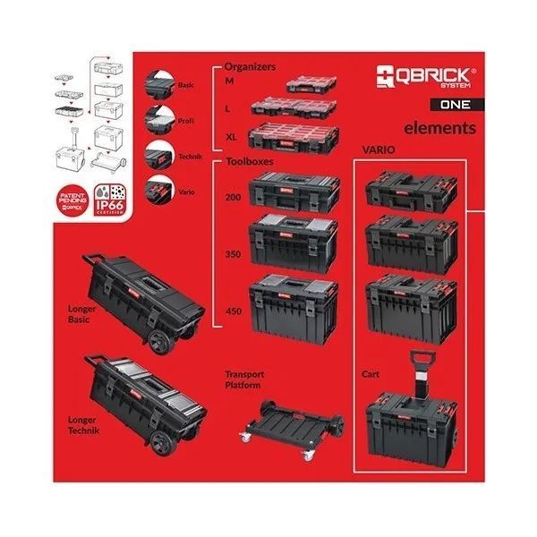 QBRICK SYSTEM ONE ORGANAIZER M, 365*265*77 мм, ORGQMCZAPG003 00-01 фото