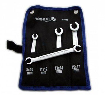 Набор ключей с разрезом HOEGERT 8 &ndash; 17 HT1W730, размеры: 8 &ndash; 17 HT1W730 фото