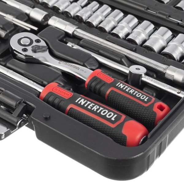 Набір інструментів 46 од. STORM, 1/4", Сr-V INTERTOOL ET-8046 ЕТ 8046 фото