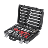 Профессиональный набор инструментов 1/4" , 1/2", 61 ед. INTERTOOL ET-6061 ET 6061 фото