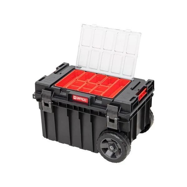 QBRICK SYSTEM ONE TROLLEY EXPERT 605 x 405 x 345, ящик для инструментов на колесах, SKRWQONETECZAPG003 00-84 фото