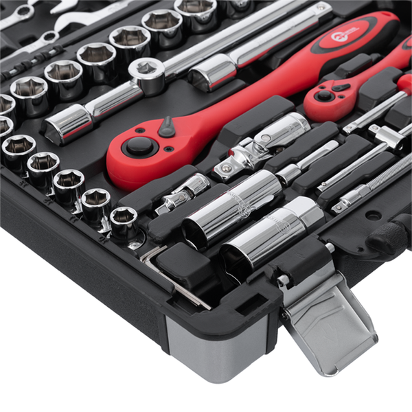 Профессиональный набор инструментов 1/4" , 1/2", 61 ед. INTERTOOL ET-6061 ET 6061 фото