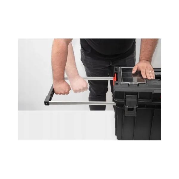 QBRICK SYSTEM ONE TROLLEY PROFI, 605 x 405 x 345, ящик для инструментов на колесах, SKRWQONETPCZAPG001 00-83 фото