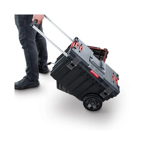QBRICK SYSTEM ONE TROLLEY VARIO 605 x 405 x 345, ящик для инструментов на колесах, SKRWQONETVCZAPG003 06-82 фото