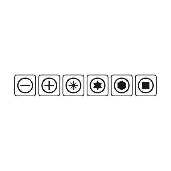 Набор бит с магнитным держателем 41 ед, STHOR 66301 66301 фото