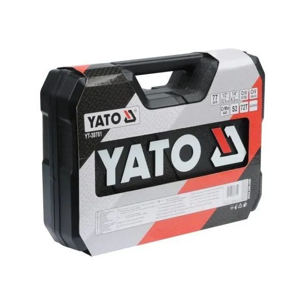 Набор инструментов с рожковыми ключами 77 ед YATO YT-38781 YT 38781 фото