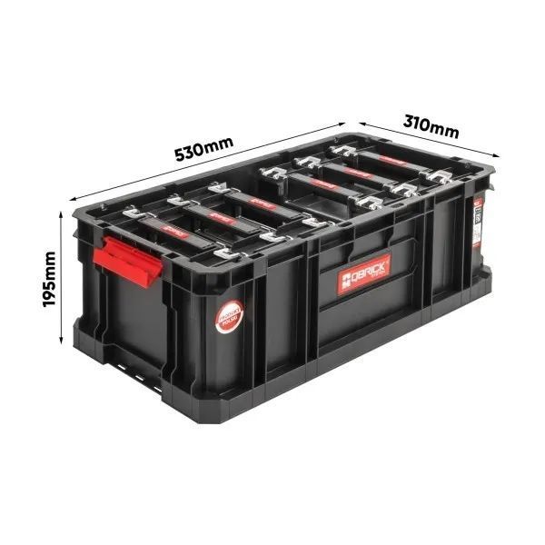 QBRICK SYSTEM TWO BOX 200+6 ORGANIZER MULTI, 530*295*195 мм QBRICK SYSTEM TWO BOX 200+6 ORGANIZER MULTI, 530*295*195 мм 02-42 фото
